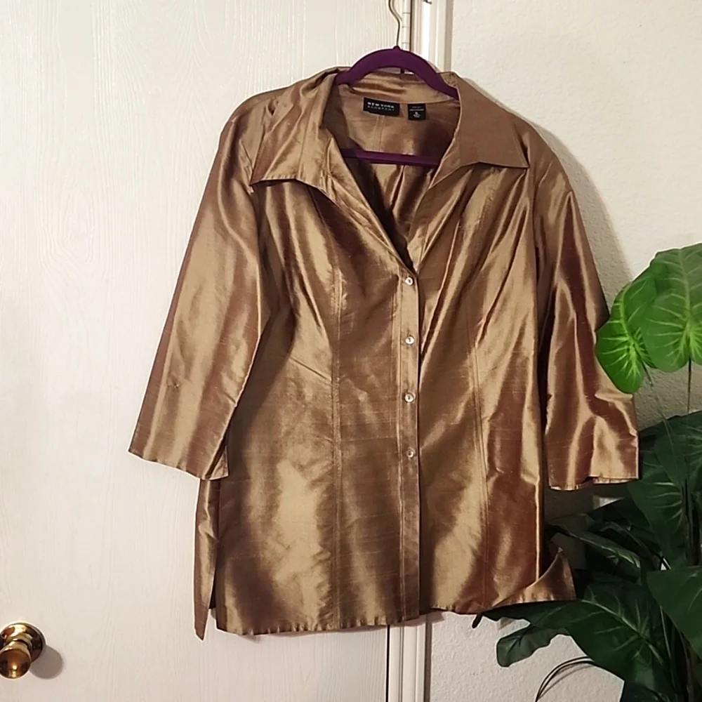 Jones NY Silk Jacket - Picture 1 of 6